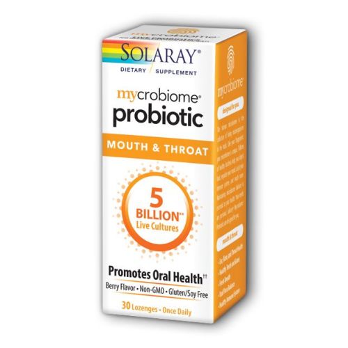 Solaray, Mycrobiome Probiotic Mouth & Throat, 30 Lozenges