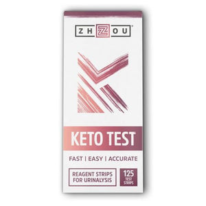 Zhou Nutrition, Keto Test, 125 Test Strips