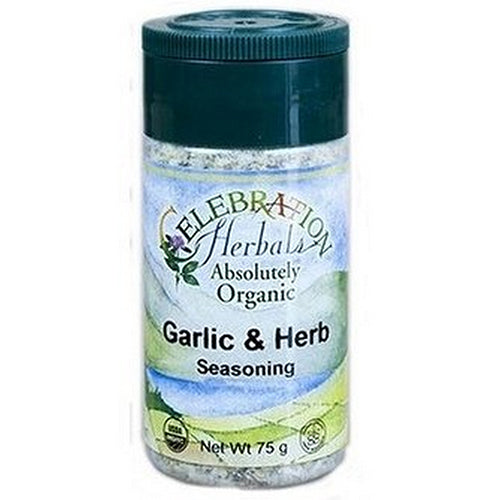 Celebration Herbals, Organic Garlic & Herb Seasoning, 4 Oz