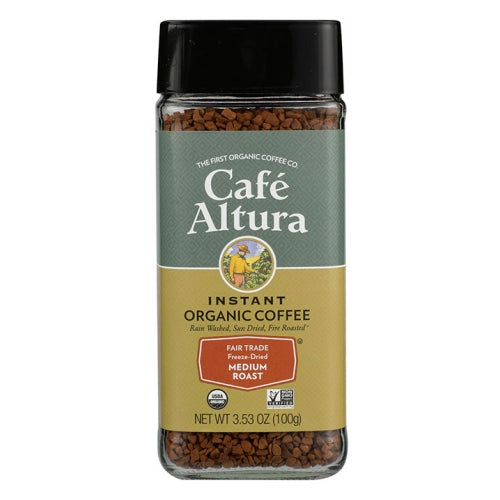 Caf+-¼ Altura, Organic Fair Trade Instant Coffee, 3.53 Oz