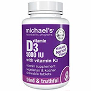 Michael's Naturopathic, Vitamin D3 with Vitamin K2, 5000 IU, 90 Tabs