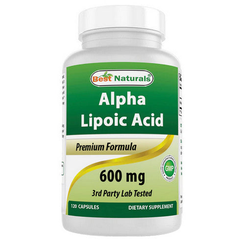 Best Naturals, Alpha Lipoic Acid, 600 mg, 120 Caps