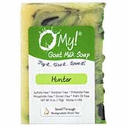 O MY!, Goat Milk Soap Bar, Hunter 6 Oz