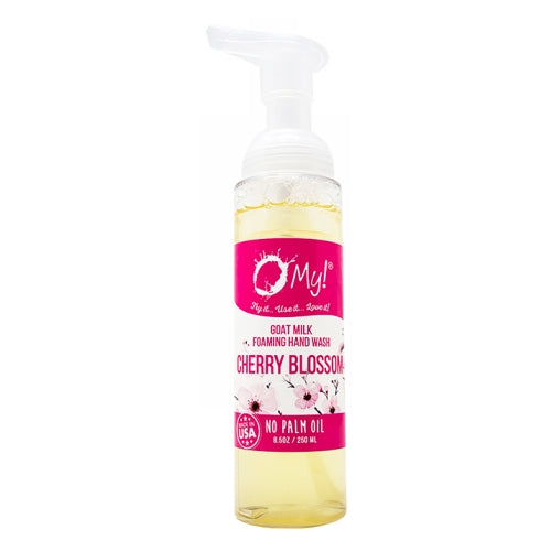 O MY!, Goat Milk Foaming Hand Wash, Cherry Blossom 8.5 Oz