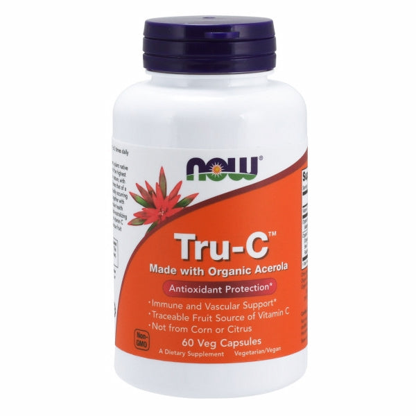 Now Foods, Tru-C Organic Acerola, 60 Veg Caps