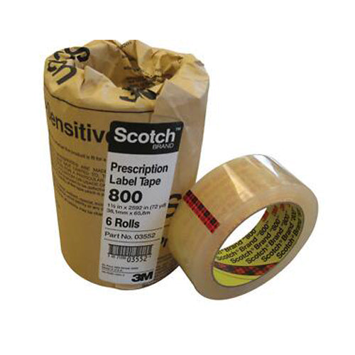 3M, Scotch Prescription Label Tape, 6 Each