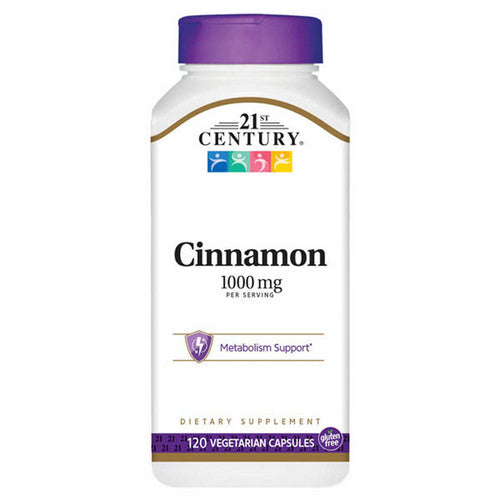 21st Century, 21st Century Cinnamon, 120 Caps