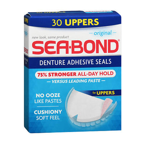 Sea-Bond, Sea-Bond Denture Adhesive Seals Uppers Original, 30 Each