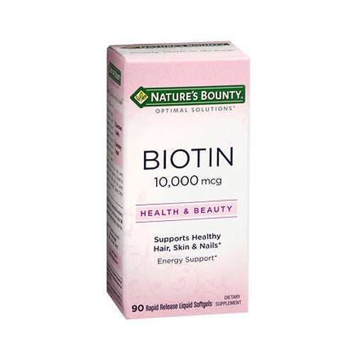 Nature's Bounty, Nature's Bounty Biotin, 10000 mcg, 90 Caps