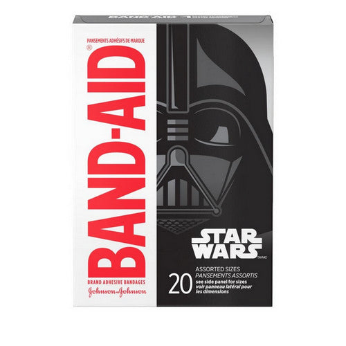 Band-Aid, Band-Aid Star Wars Adhesive Bandages Assorted Sizes, 20 Each