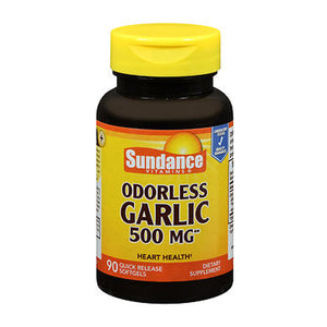Sundance, Sundance Vitamins Odorless Garlic Softgels, 500 mg, 90 Tabs