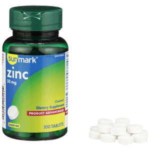 Sunmark, Sunmark Zinc Tablets, Count of 1