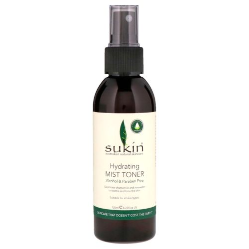 Sukin, Hydrating Mist Toner, 4.23 Oz