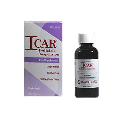 Icar, Icar Pediatric Suspension Grape, 4 Oz