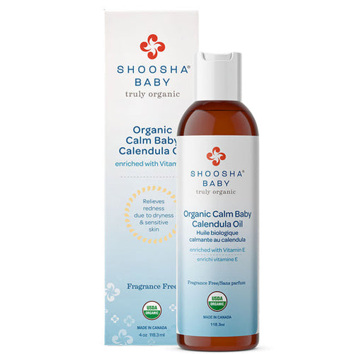 Shoosha, Calm Baby Calendula Oil, Scented 4 Oz