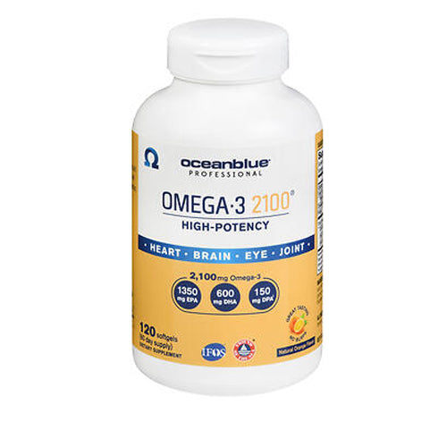 Ocean Blue, Professional Omega-3 2100, 0, 120 Softgels