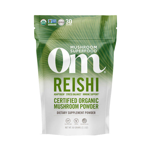 Om Mushrooms, Reishi Mushroom Superfood Powder, 60 Grams