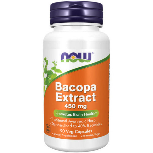 Now Foods, Bacopa Extract, 450mg, 90 Veg Caps