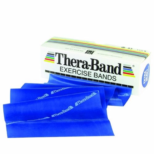 Thera-Band, Exercise Resistance Band Thera-Band  Blue 5 Inch X 6 Yard Heavy Resistance, 1 Each