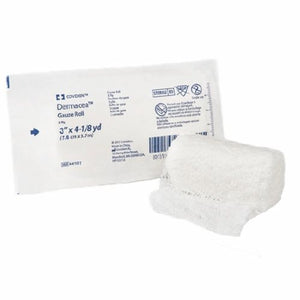 Cardinal, Fluff Bandage Roll Dermacea Gauze 3-Ply 3 Inch X 4 Yard Roll Shape Sterile, Count of 96