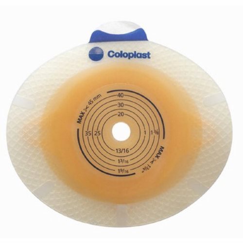 Coloplast, Ostomy Barrier SenSura  Click Trim To Fit, Standard Wear Double Layer Adhesive Blue Code 3/8 to 2-1/, Box Of 5