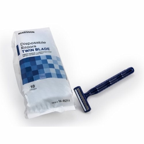 McKesson, Razor McKesson Twin Blade Disposable, 1 Pack