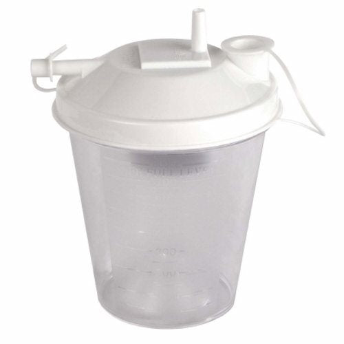 Allied Healthcare, Suction Canister Schuco  800 mL Snap-On Lid, Count of 5