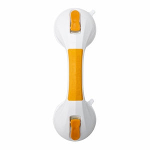 McKesson, Suction-Cup Grab Bar White / Yellow Plastic, Count of 3