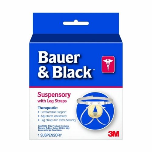 3M, Athletic Supporter Bauer & Black X-Large White, 1 Each