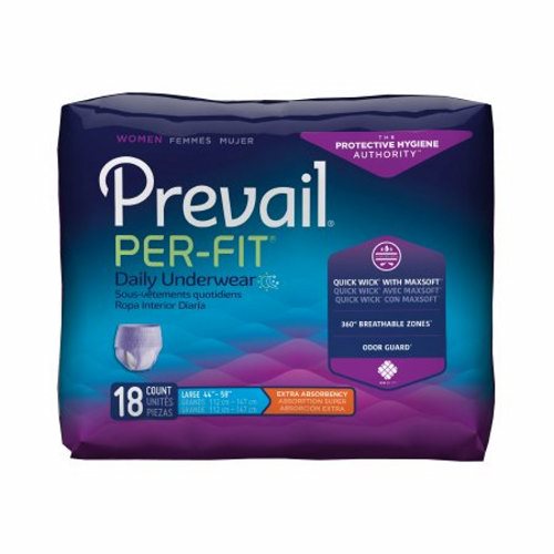 First Quality, Female Adult Absorbent Underwear, Case Of 4