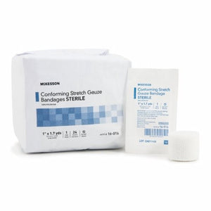 McKesson, Conforming Bandage 1 Inch X 1-7/10 Yard Sterile, Case Of 4