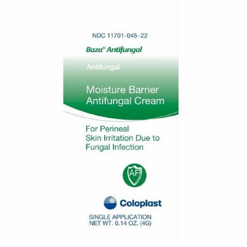 Coloplast, Antifungal Baza  2% Strength Cream 4 Gram Individual Packet, Count of 300