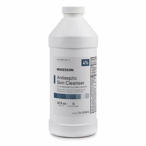 McKesson, Antiseptic Skin Cleanser McKesson 32 oz. Bottle 4% Strength CHG (Chlorhexidine Gluconate) / Isopropy, Count of 12