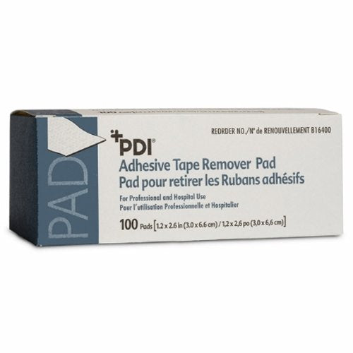 Professional Disposables, Adhesive Remover PDI  Pad 100 per Pack, Box Of 100