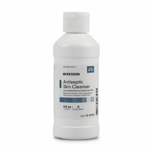 McKesson, Antiseptic Skin Cleanser McKesson 8 oz. Flip-Top Bottle 4% Strength CHG (Chlorhexidine Gluconate) /, Count of 24