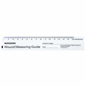 McKesson, Wound Measuring Guide 6 Inch Paper NonSterile, Case Of 24