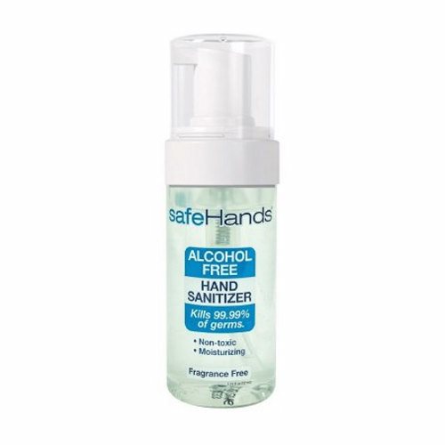 Safehands, Alcohol-Free Hand Sanitizer SafeHands  1.75 oz. BZK (Benzalkonium Chloride) Foaming Bottle, 1.75 Oz