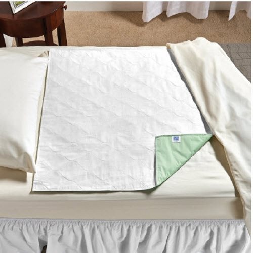 Salk, Underpad with Tuckable Flaps SleepDri  34 X 36 Inch Reusable Polyester / Rayon Light Absorbency, 1 Each