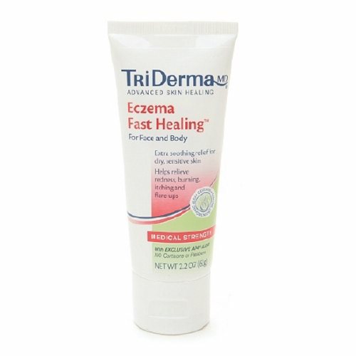 Triderma, Itch Relief TriDerma MD  Fast Healing 0.5% - 1.5% Strength Cream 2.2 oz. Tube, 2.2 Oz