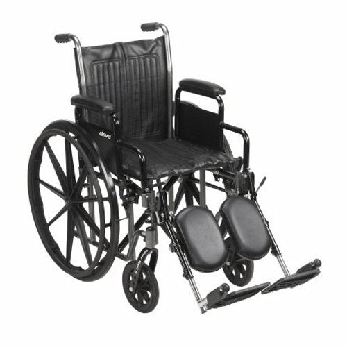 McKesson, Wheelchair McKesson Desk Length Arm Padded, Removable Arm Style Composite Wheel Black 16 Inch Seat W, Count of 1