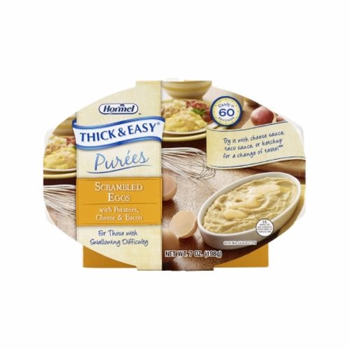 Hormel, Puree Thick & Easy  Purees 7 oz. Container Tray Scrambled Eggs / Potatoes Flavor Ready to Use Puree, Count of 7