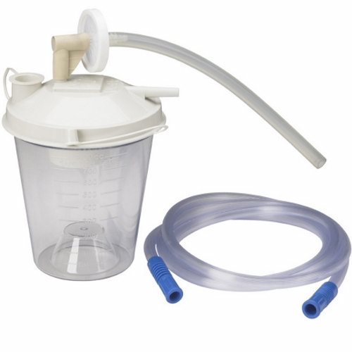 Drive Medical, Suction Canister 800 ml Press-On Lid, 800 Ml