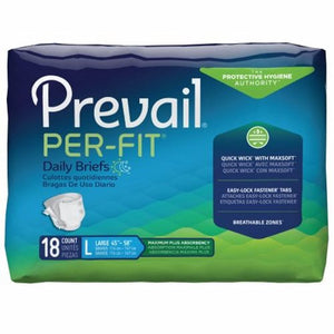 First Quality, Incontinence Brief, Pack Of 18