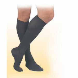 Activa, Compression Socks Activa Knee High Large Black Closed Toe, 1 Pair