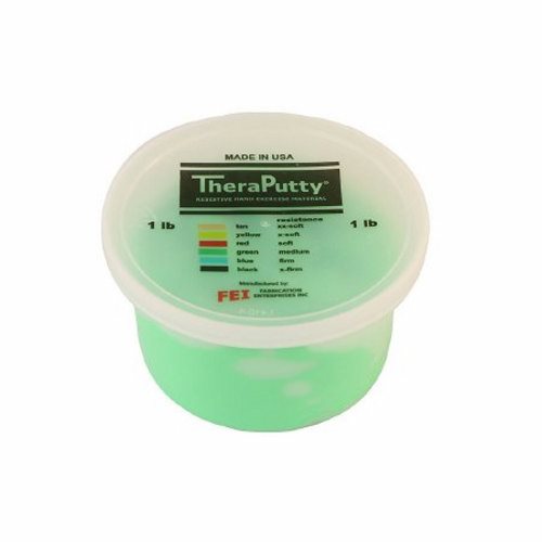 Fabrication Enterprises, Therapy Putty CanDo  Antimicrobial TheraPutty  Medium 1 lbs., 1 Lb