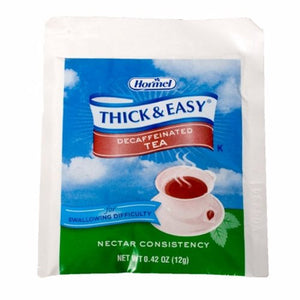 Hormel, Thickened Beverage Thick & Easy  Tea 12 Gram Container Individual Packet Tea Flavor Ready to Mix Nec, Count of 72