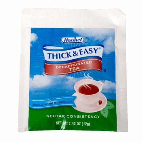 Hormel, Thickened Beverage Thick & Easy  Tea 12 Gram Container Individual Packet Tea Flavor Ready to Mix Nec, Count of 72