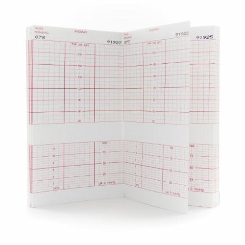 McKesson, Fetal Monitoring Paper McKesson 6 Inch X 47 Foot Z-Fold, Pack Of 160