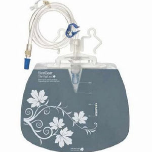 Sterigear, Urinary Drain Bag Fig Leaf Lite Anti-Reflux Valve Sterile 2000 mL Vinyl, 2000 Ml