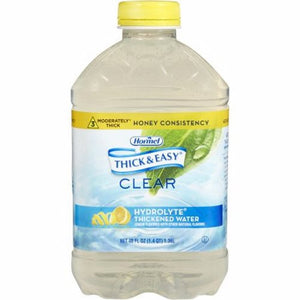 Hormel, Thickened Water Thick & Easy  Hydrolyte  46 oz. Container Bottle Lemon Flavor Ready to Use Honey Con, Count of 6